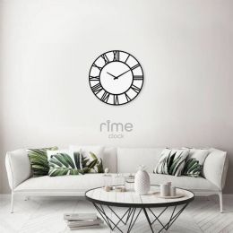 Jam dinding sebagai dekorasi rumah minimalis. Sumber: rimeclock