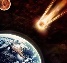 Image captionILUSTRASI asteroid mendekati bumi /Yuri_Arcurs/.*/PIXABAY/Getty Images