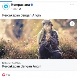 Percakapan dengan Angin (dokpri)