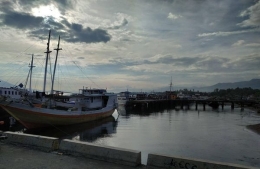 Pelabuhan laut Lewoleba, Lembata. Dok.pribadi