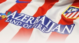 Azerbaijan di jersey Atletico Madrid. Sumber: www.futbolgrad.com