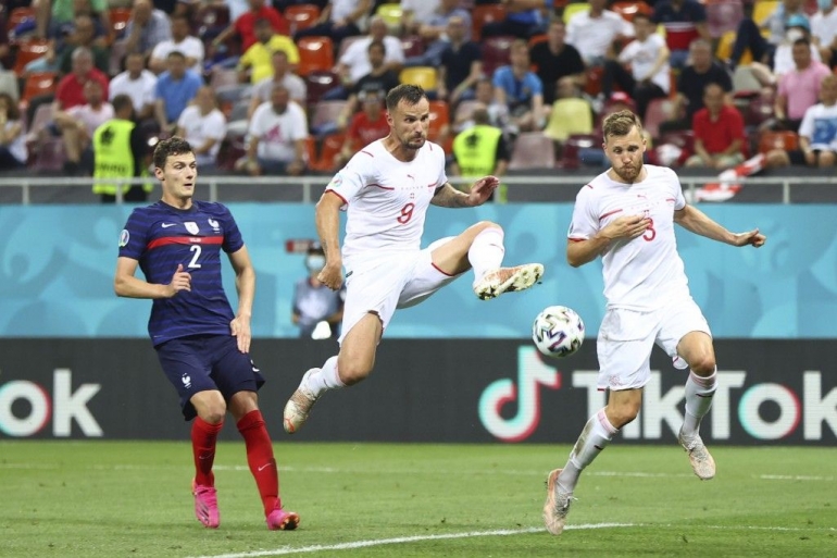 Haris Seferovic, pencetak 3 gol Swiss (taiwannews.com/ Associated Press).).