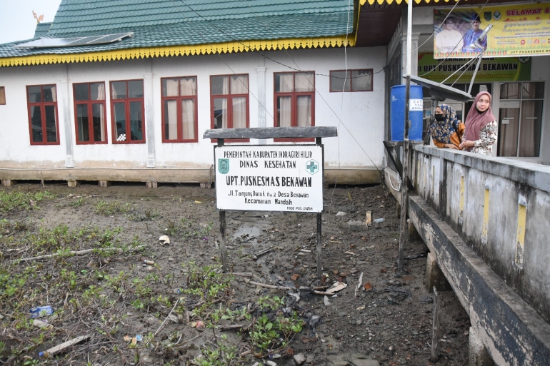 Puskesmas Bekawan di Kecamatan Mandah, Kabupaten Indragiri Hilir. (Foto : Elvidayanty/dok. Dinkes Inhil)