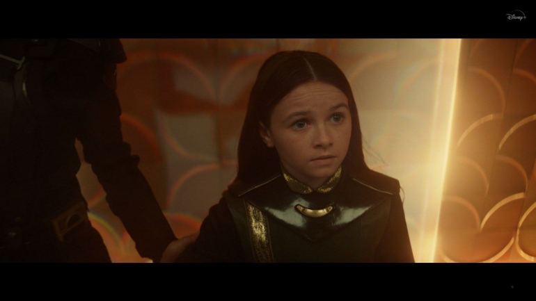 Lady Loki ternyata sudah ditangkap oleh TVA sejak kecil. Sumber : Disney+
