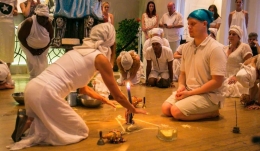Ilustrasi ritual gaib (neworleans.com/ Rebecca Todd).