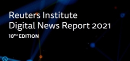 Sampul Reuters Institute Digital News Report 2021 / dokpri
