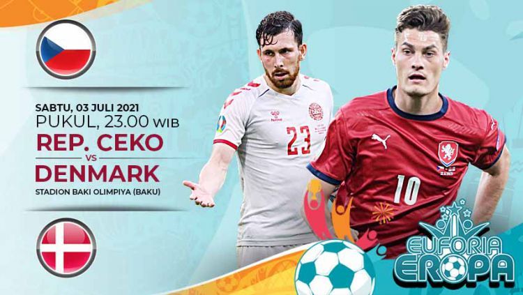 (Rep.Ceko vs Denmark Dok: indosport.com)