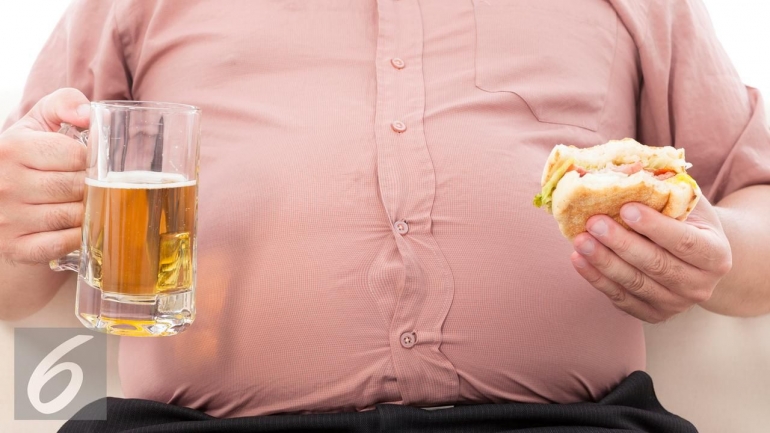 Ilustrasi obesitas, sumber: istockphoto