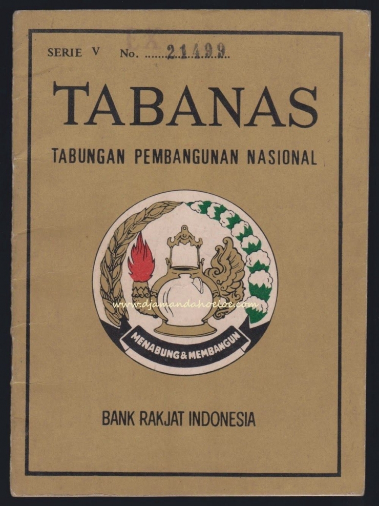 Tabanas dari Bank Rakyat Indonesia. (Sumber: Djaman Dahoeloe/Pinterest)
