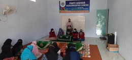kegiatan berlangsung di aula Panti Asuhan Muhammadiyah Lawang (Dokpri)