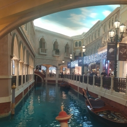 Gondola ride di The Venetian Macau, dokumentasi pribadi