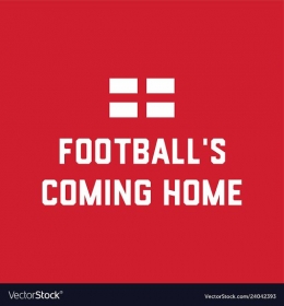 Football's Coming Home (Vectorstock.com)