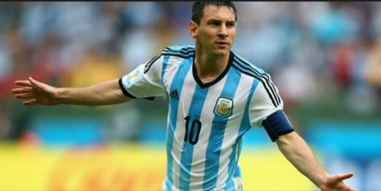 Lionel Messi. Foto via Kompas.com