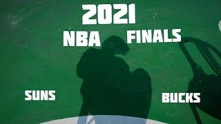 NBA Finals 2021: Phoenix Suns Vs Milwaukee Bucks. (Ilustrasi pribadi)