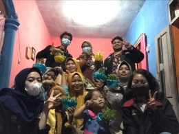 Foto : Kelompok PMM UMM 82 Gelombang 5 Bersama Ibu-Ibu PKK Desa Bocek Kecamatan Karangploso Kabupaten Malang (27/5) Dokpri