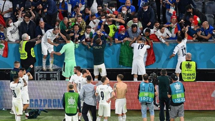Laga semifinal antara Italia vs Spanyol di Stadion Wembley, diperkirakan akan sepi penonton  (Foto: Getty Images/Stuart Franklin)