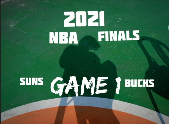 NBA Finals 2021: Phoenix Suns vs Milwaukee Bucks. (Ilustrasi Pribadi)