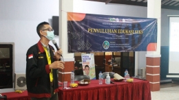 Pemberian materi oleh Achmad Yunus Setiawan S.Kep.NS. (Dokpri)