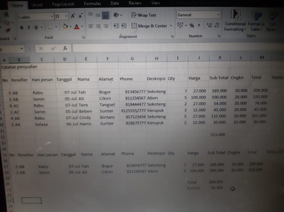 Contoh tutorial (dokpri)