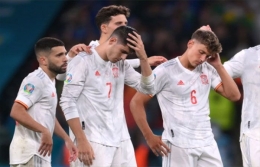 Spanyol tersingkir di semifinal Euro 2020. foto uefa.com