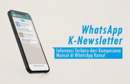 Gabung di WhatsApp Group K-Newsletter (Dok. Kompasiana | Template by syifa5610 via Freepik)