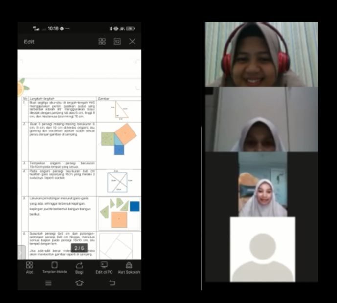 Gambar 4. Diskusi kelompok (dokpri)