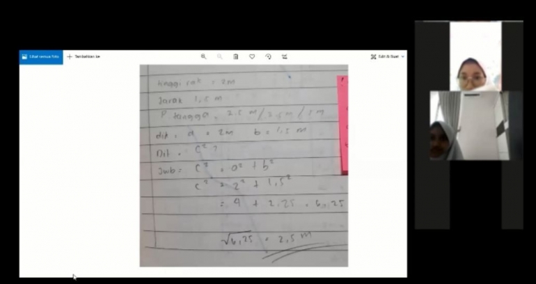 Gambar 8. Penyelesaian Masalah Kontekstual (Dokpri)