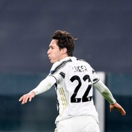 Federico Chiesa saat selebrasi bersama klubnya Juventus musim 2020/2021. Sumber: Instagram @fedexchiesa