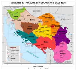 Peta Persebaran Wilayah Yugoslavia (Sumber: en.wikipedia.org)