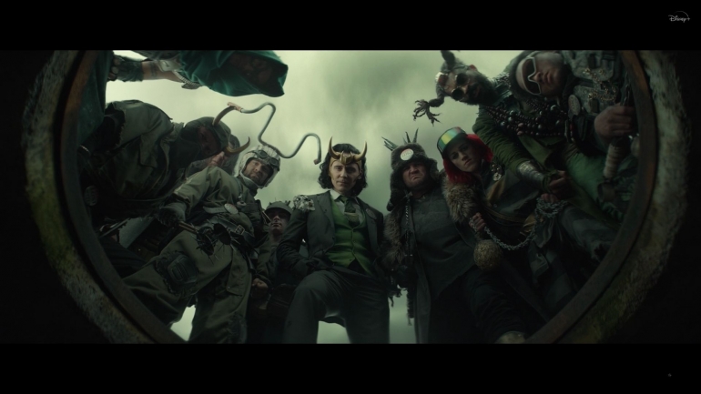 Presiden Loki bersama dengan kawanannya muncul di episode kelima. Sumber : Disney+