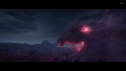 Alioth, monster berbentuk gas yang melahap segalanya yang dibuang oleh TVA. Sumber : Disney+