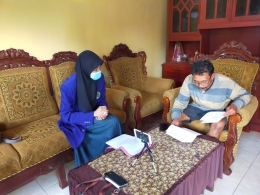 Wawancara dengan Bapak Santoso Ketua Petani Kopi Desa Sumberagung/dokri