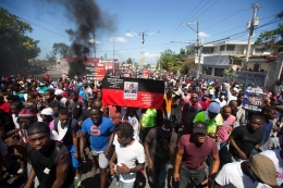 Gelombang demonstran Haiti yang menuntut Moise untuk mengundurkan diri dari jabatannya (Foreign Brief)