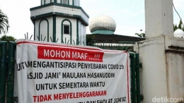 Ppkm Darurat, Masjid Kembali Tutup Sementara - detik.com