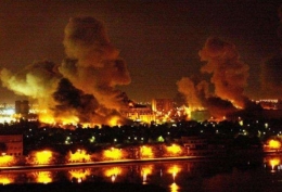 NATO Mengebom Kota Beograd (Sumber: miltaire.gr)