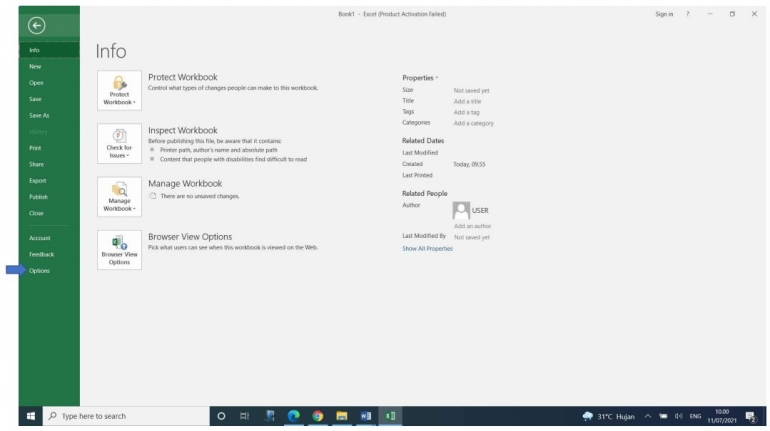 Microsoft Excel. Sumber: Dokpri