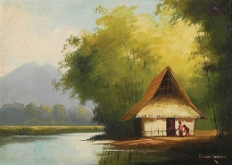 source: https://paimingambar.blogspot.com/2020/04/lukisan-rumah-di-tepi-sungai.html 