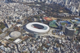www.tokyowalking.com | Area Olympic Tokyo 2020, di Sendagaya bisa menjadi salah satu titik wisata baru di Tokyo, dengan bangunan2 modern dan cenderung futuristic .....