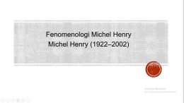 dokpri, Fenomenologi Michael Henry