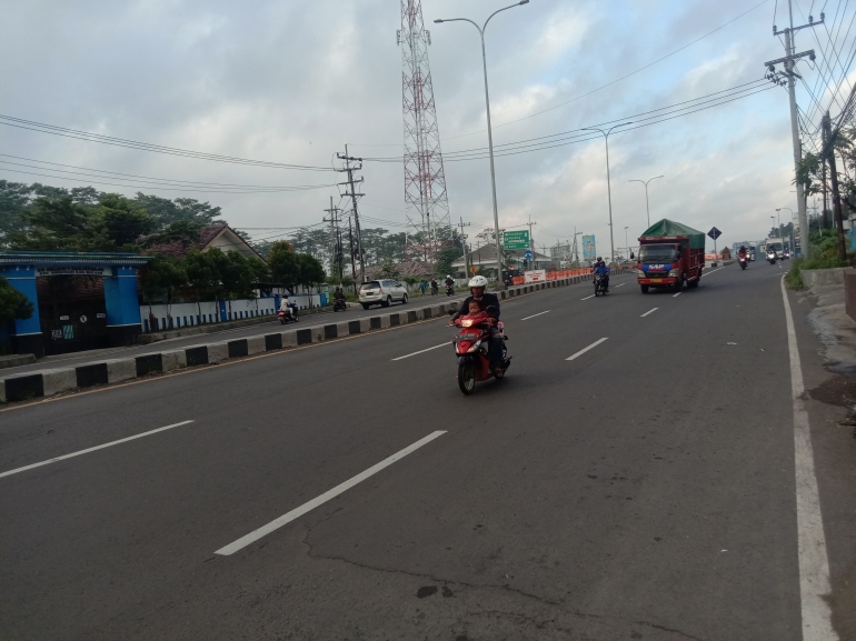 Penyekatan dari arah Kota Malang ternyata tak dilakukan. - Dokumen Pribadi