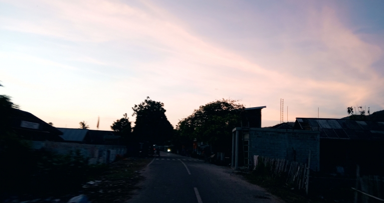 Dokpri. Senja di Dusun Nanga Doro