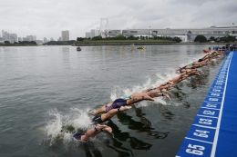 Event 15 Agustus 2019, Acara Test Triathlon Wanita di Odaiba Marine Park/www.olympic.ca