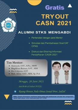 Poster Tryout Alumni STKS Mengabdi