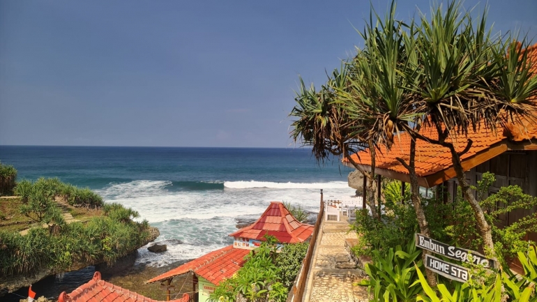  Di  Pantai  Mbuluk Gunung  Kidul  Saya Dapat Suasana Seperti  di  Pantai  