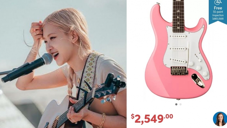Sumber Foto: Rose Singing with Guitar on JTBC and Silver Sky Guitar Price on Sweet Water