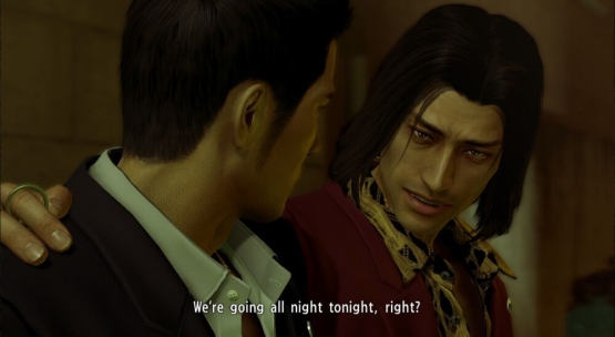 Kita akan diperlihatkan hubungan antara Kiryu dan Nishiki sebelum mereka menjadi musuh di game pertama. Sumber: yakuza.fandom.com