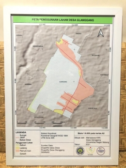 Peta Penggunaan Lahan Desa Glanggang (Dokumentasi Pribadi)