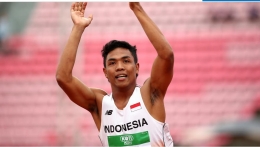 Pelari 100m Indonesia, Lalu Muhammad Zohri (Sumber: olympics.com)