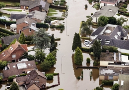 Foto: Banjir bandang di provinsi Limburg Belanda, Juli 2021 (Sumber: Remko de Waal/ANP)