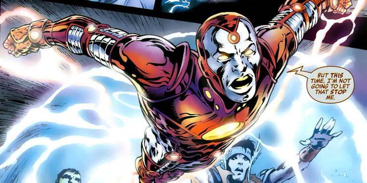 Salah satu varian Kang sebagai superhero Iron Lad, bahkan jadi anggota Young Avengers. Sumber : Screenrant